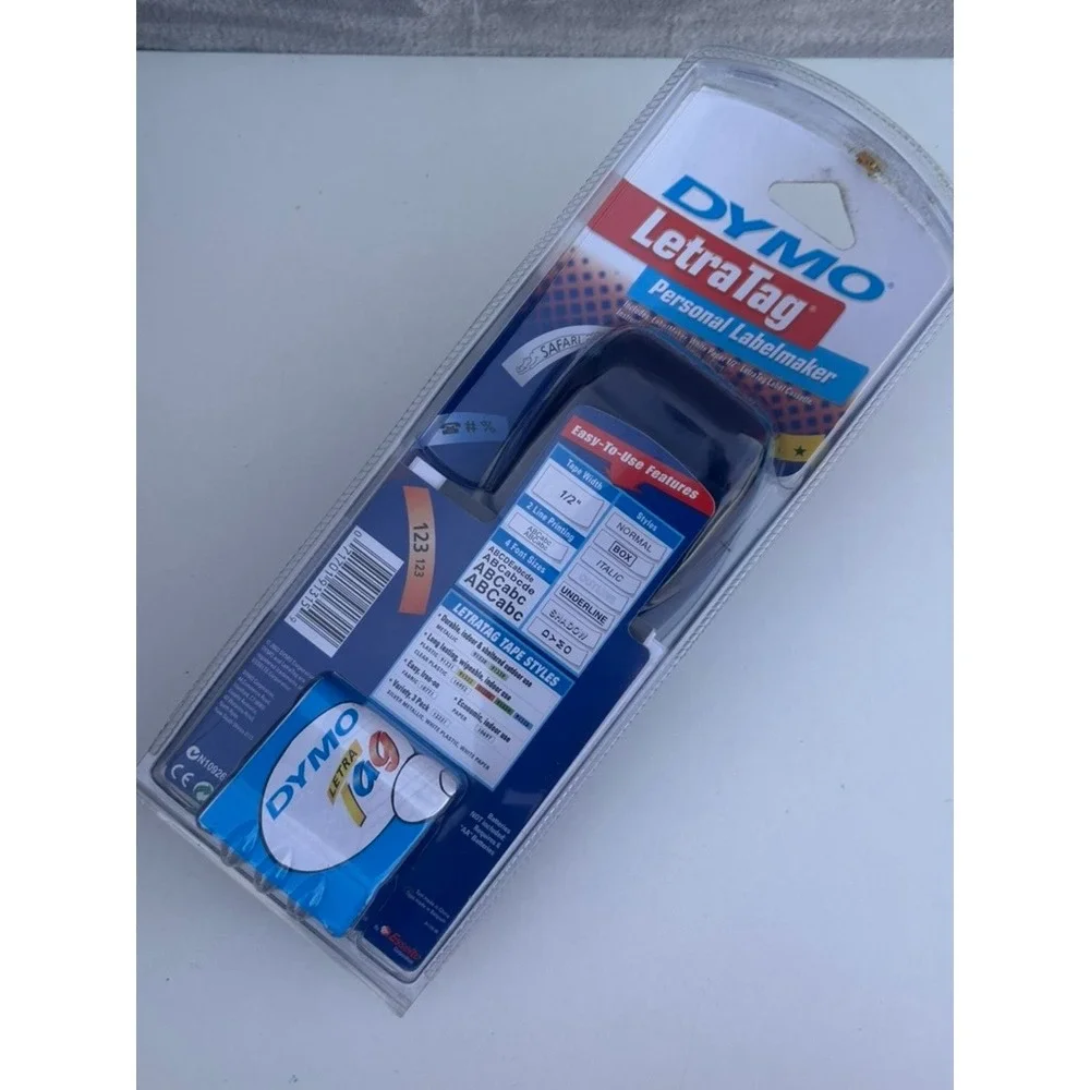 Dymo LetraTag Personal Labelmaker Handheld Blue Label Printer New Sealed